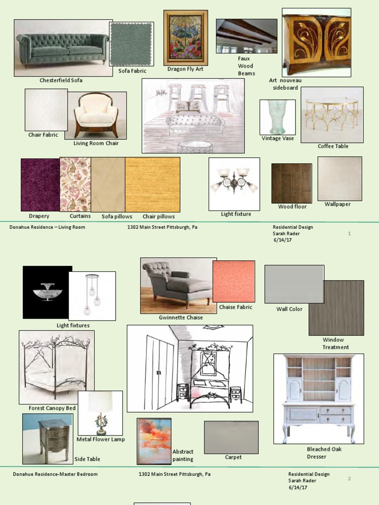 Residential Design: Donahue Residence | PDF | Interior Design ...
