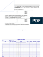 Negócios - Exercícios_Projeto Como Fluxo de Caixa