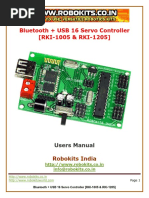 USB 16 Servo Controller PDF