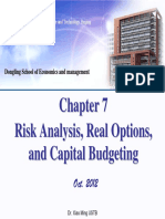 Chapter 07 Risk Analysis, Real Options, and Capital Budgeting PDF