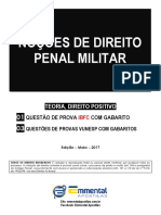 11 EA TLQ Nocoes de Direito Penal Militar PM-BA Soldado Demonstracao