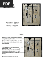 Egypt Papyrus Slideshow KS2