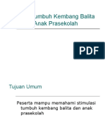 Stimulasi Tumbuh Kembang Balita & Apras