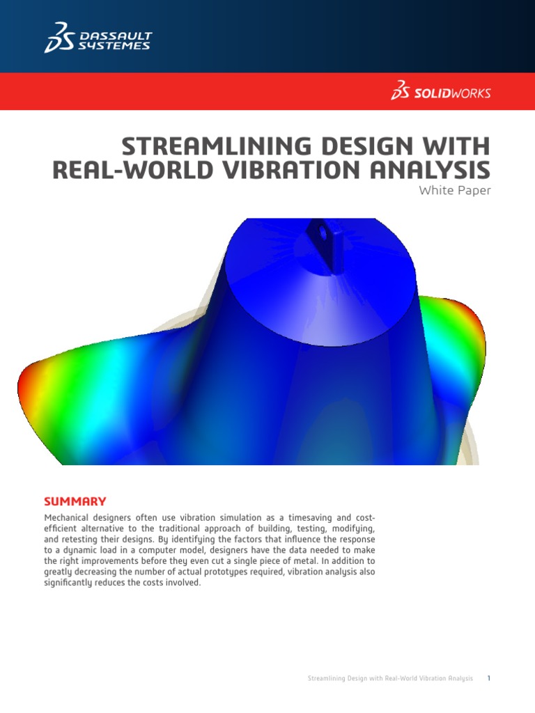 Vibration Analysis Whitepaper | PDF | Normal Mode | Resonance