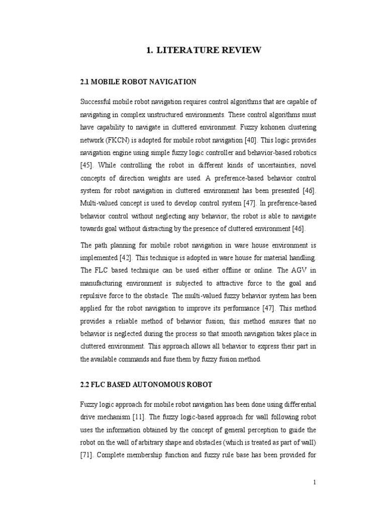 Literature review template picture