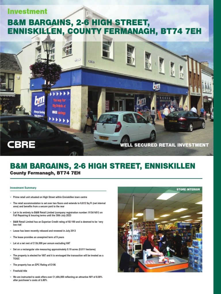 Brochure BM Bargains Northern Ireland PDF Retail Retailing