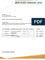 Surat Penawaran Pompa Air