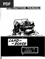 Download Land Rover Series I 19481958 Instruction Manual by Cesar Andres Vacca Devia SN35135519 doc pdf