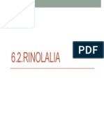 6.2 Rinolalia