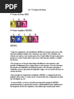 Os 72 Nomes de Deus 9º Nome 