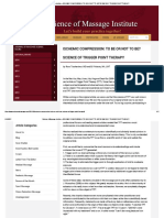 Science of Massage Institute Ischemic Compression - To Be or Not To Be - Science of Trigger Point Therapy
