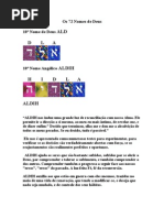 Os 72 Nomes de Deus 10º Nome 