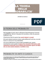 Teoria delle Probabilità by Andrea Prevete