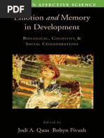 (Series in Affective Science) Jodi Quas, Robyn Fivush-Emotion in Memory and Development - Biological, Cognitive, and Social Considerations - Oxford University Press, USA (2009) PDF