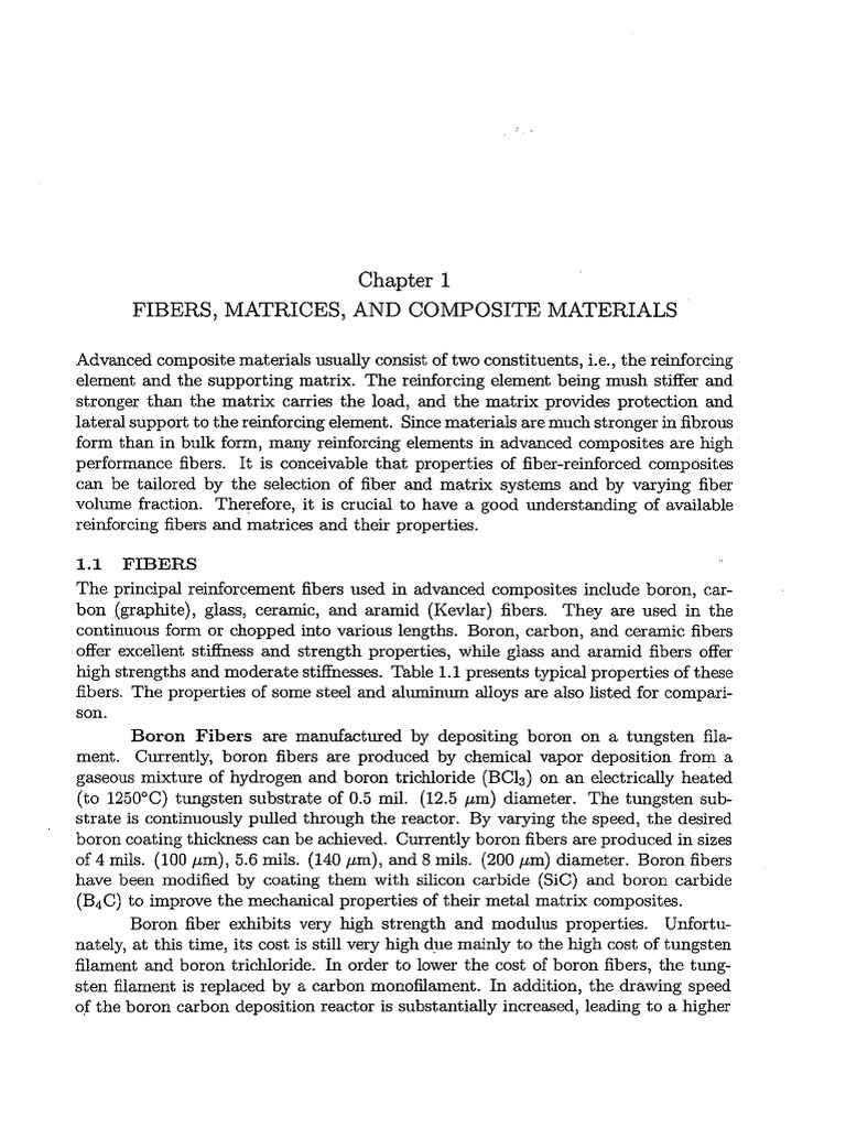 Properties of Composite Reinforcing Fibers | PDF | Composite Material ...