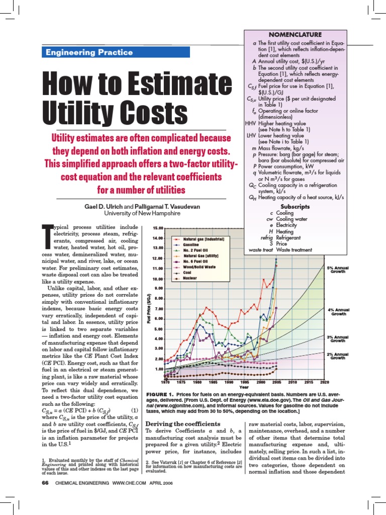 HOW TO ESTIMATE UTILITY COSTS.pdf Fuels Refrigeration