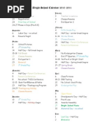 School Calendar 2008-2009 | PDF | Further Education | Schools
