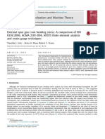 External Spur Gear Root Bending Stress: A Comparison of ISO 6336:2006, AGMA 2101-D04, ANSYS Finite Element Analysis and Strain Gauge Techniques