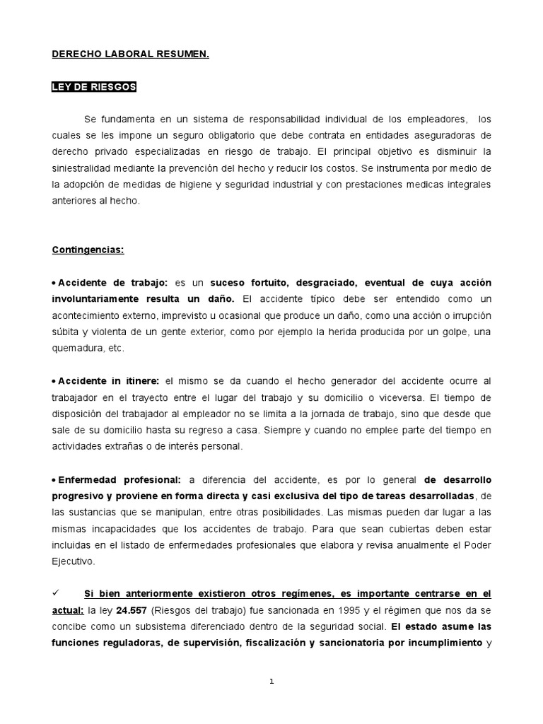 Resumen Segundo Parcial Laboral | PDF | Derecho laboral | Sindicato