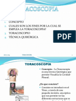 TORACOSCOPÍA