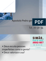 Apostolo Pedro gente como a gente 