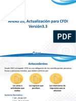 Anexo 20, Actualización para CFDI Versión3.3
