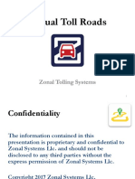 Toll Zones - Zonal Toll Roads and Paid Parking 