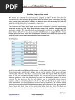 Linux Kernel & Embedded Developer: Machine Programming Basics