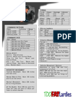 Chain of Command Playsheet MkII