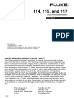 True-Rms Multimeters: PN 2572573 July 2006, Rev. 1, 2/07