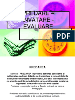 Cursul 3 PPT Predare Invatare Evaluare