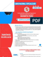 Curso Nacional Especializado Invierte Peru Junio