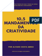 Os 10 Mandamentos Da Criatividade - Alvaro Costa Abreu