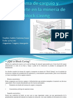 Sistema de Carguío y Transporte en La Minería Block Caving Ppt