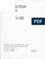 Leadwell V20 - Instruction Manual