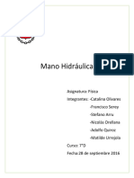 Informe Mano Hidráulica