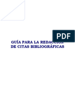 Guia para La Redacción de Citas Bibliográficas