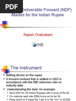 The Non-Deliverable Forward (NDF) Market For The Indian Rupee