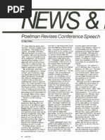 Elder Poelman Revises Conference Speech
