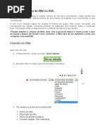 Tutorial de Criação de Wiki