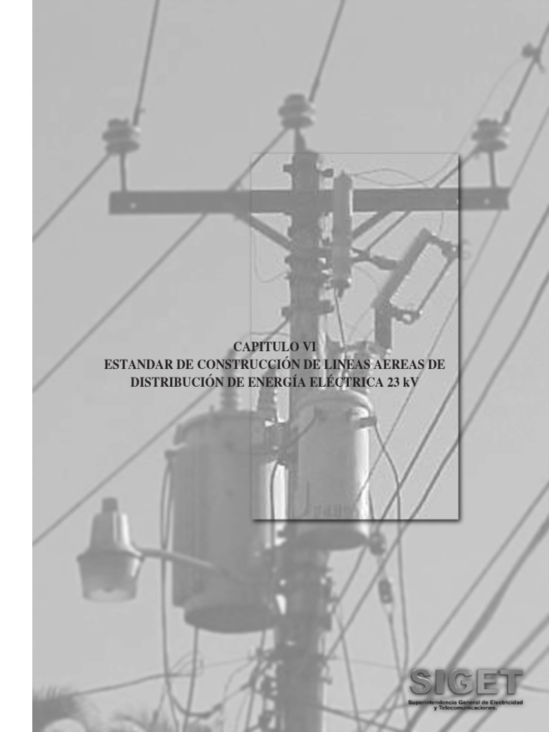 Estándar de Líneas Aéreas 13.2 kV | PDF | Tasas temporales ...