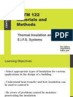 MATM 122 Thermal Insulation and E.I.F.S. Systems