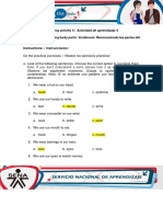 AA4-Evidence 2 Recognising Body Parts