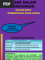 Pembentukan Polisi Awam