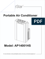 Edgestar Air Conditioner AP14001HS_ownersmanual