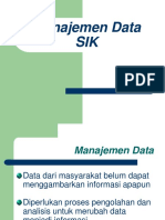 Manajemen Data Sik