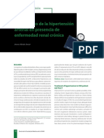 Tratamiento de La Hipertensión Arterial en Presencia de Enfermedad Renal Cronica