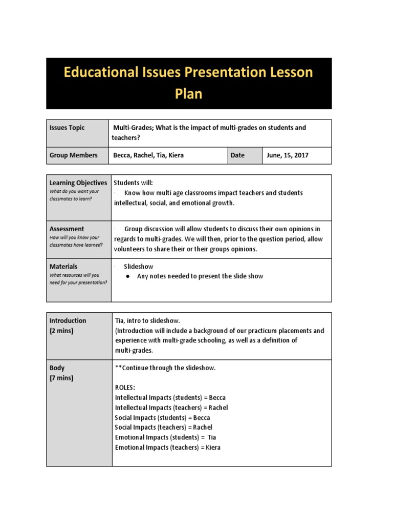 Multi-Grade Classrooms Impact Analysis | PDF | Classroom | Applied ...