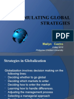 Formulating Global Business Strategies