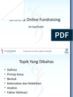 Fundraising Online Offline Ari Syarifudin